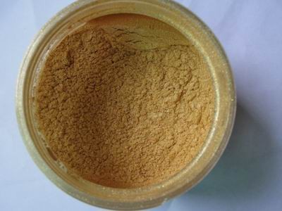 gold hexagon colorful decoration pearl powder