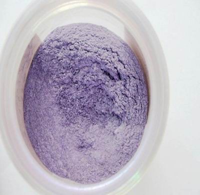 purple color mica pearlescent powder