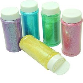 Fine glitter powder in kit