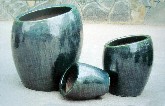 Glazed ceramic pot