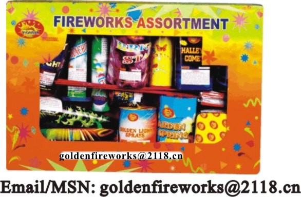 fireworks --- assortment