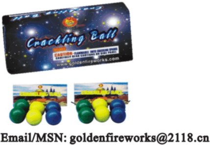 toy fireworks --- crackling ball