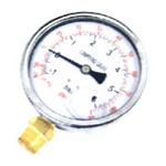 Dual Pointer Compound Pressure Gauge