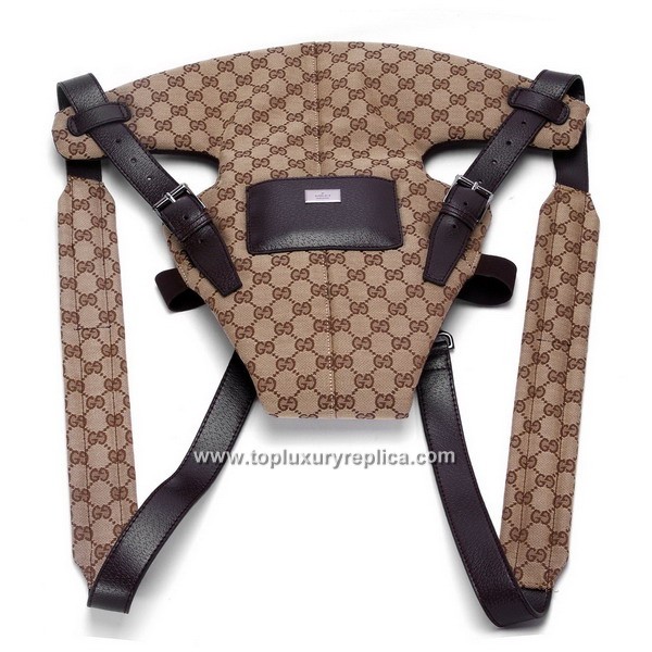 Gucci Baby Carrier - Brown Straps