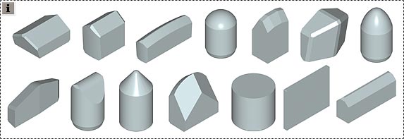 carbide tips for TBM cutter