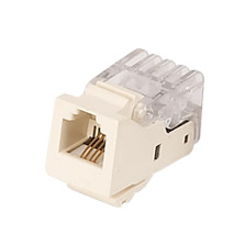 Tool-less Telephone Keystone Jack, RJ45 Coupler