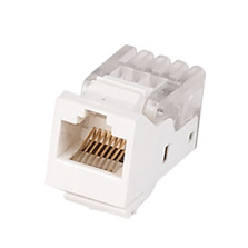 Tool-less Cat5e Information Keystone Jack