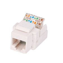 Tool-less and Label Cat5e Keystone Jack