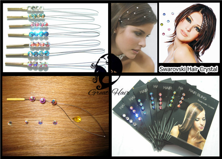 Crystal Hair Extension Bling