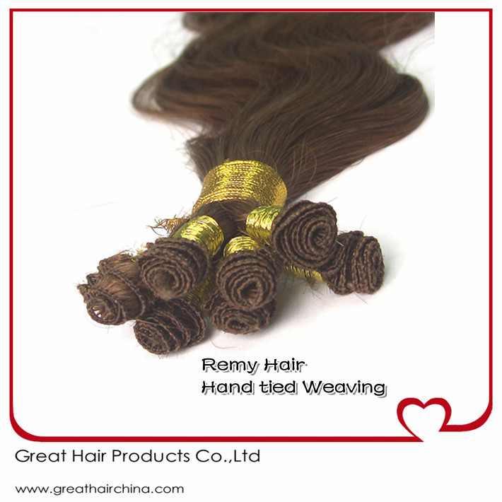 Hand tied Hair Weft