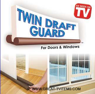 Twin Draft Guard/as seen on tv