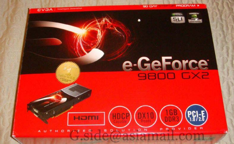 e-GeForce 9800 GX2