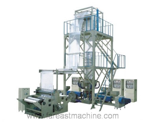 Double Layer Co-Extrusion Rotary Die Film Blowing Machine