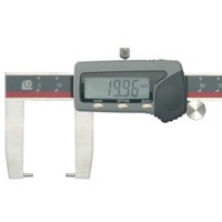 Outside Groove Digital Caliper With Round Point