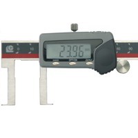 Inside Groove Digital Caliper With Flat Point