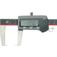 Outside Groove Digital Caliper With Flat Point