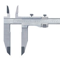 Vernier Caliper With Nib And Sharp Edged Jaws