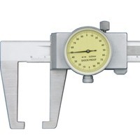 Outside Groove Dial Caliper With Flat Point