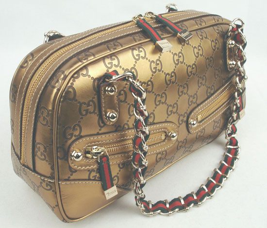 golden monogram leather handbag 152462