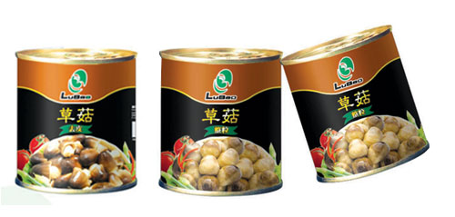 Canned Straw Mushrooms  