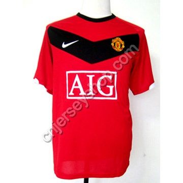 manchester united 09-10 home soccer jersey