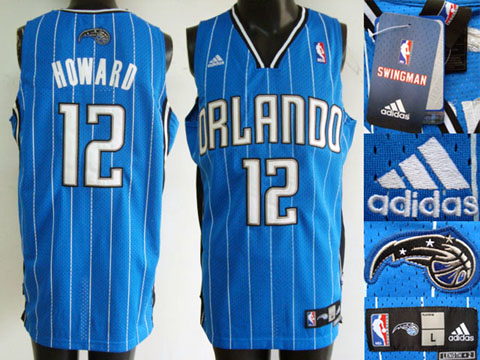 Official Magic #12 HOWARD Blue nba jersey