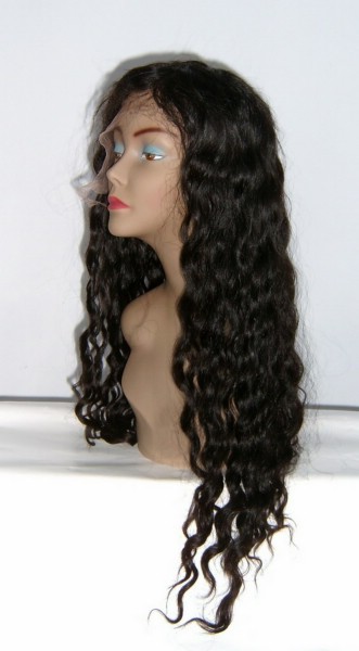 lace front wig with deep wave