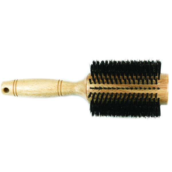 Wooden hair brushes