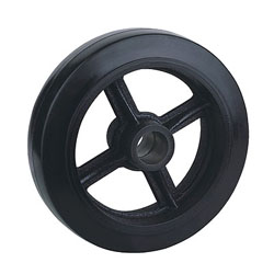   Rubber Wheels With Cast Iron Centre 