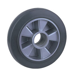   Rubber Wheels With Aluminum Centre 