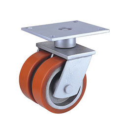 Heavy Duty Swivel Casters With Double Wheels 