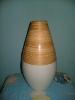 Ceramic and bamboo combination vase