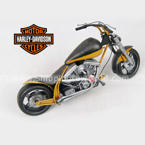 Metal Artificial Harley Bubble Car Model