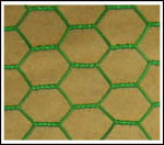 Hexagonal wire netting