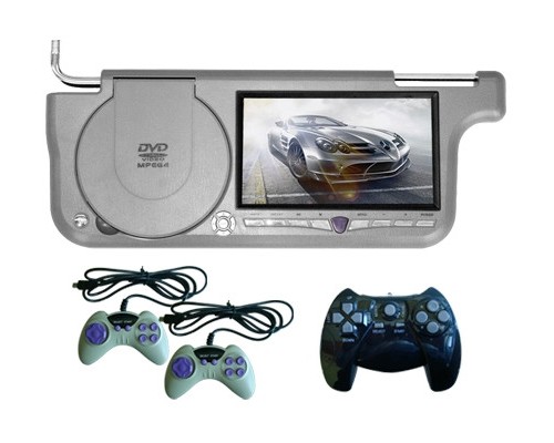 7 Inch Car Sun Visor DVD Player with TV and Game