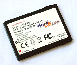 PDA Battery for HP iPAQ hx4700