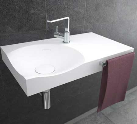 Creative visual impact basin