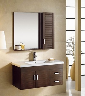 Smooth and bright, nice bathroom cabinet