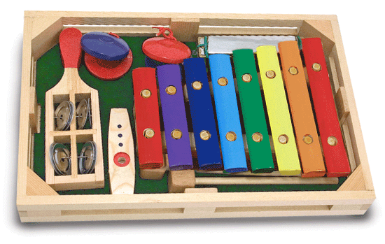 beginner band set ,musical instument ,wooden toy 