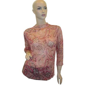 Lady's silk knitwear