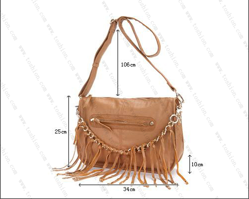 2011 new design tassel bohemia style PU shoulder b