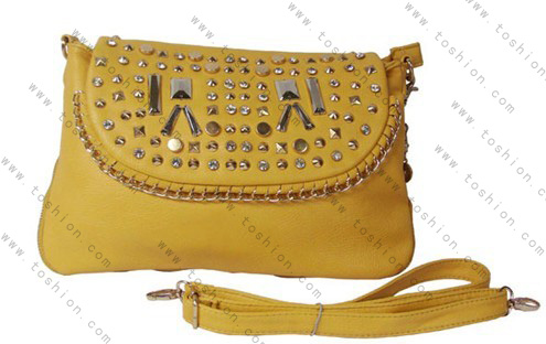 Highly welcomed rivet design PU shoulder bag/crossbody bag