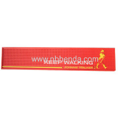 Red PVC Bar Mat