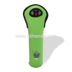 Neoprene Bottle Holder With Zipper