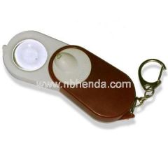 LED Magnifier With Keychain