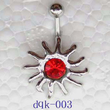 fashion navel buckle 