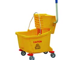 Mop Bucket / Mop Wringer Trolley / Mop Dryer (Single Cylinder)