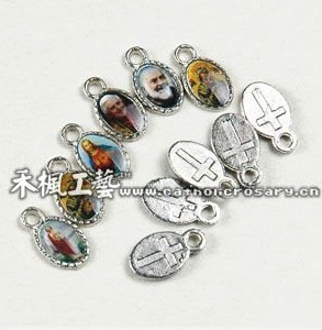 rosary medal,rosary pendants,religion rosary parts