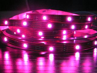 RGB LED RIBBON STRIP, 12V, 5 METERS REEL