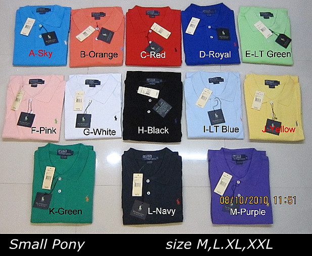 Small Pony polo t-shirt 13 colors